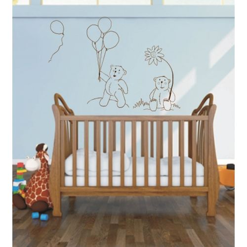 Nallukat | lastenhuoneen seinätarra