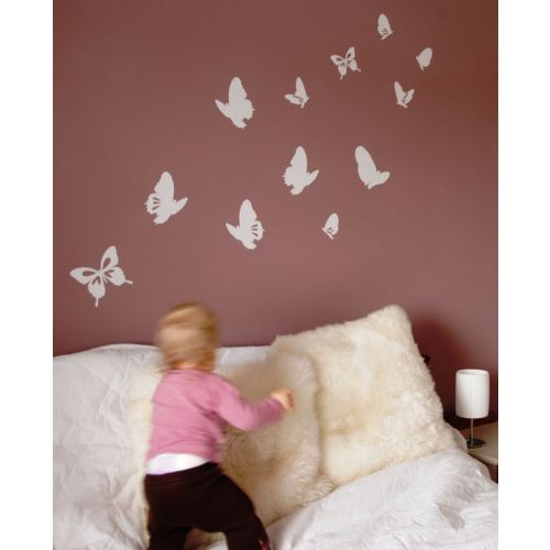 Perhoset | lastenhuoneen seinätarra